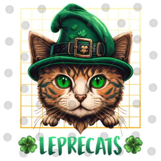 St. Patrick's Day cats leprecats kittens Digital Files