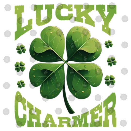 Lucky Charmer Shamrock St Patrick's Day Digital Files