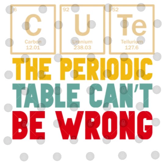 Cute The Periodic Table Cant Be Wrong Digital Files