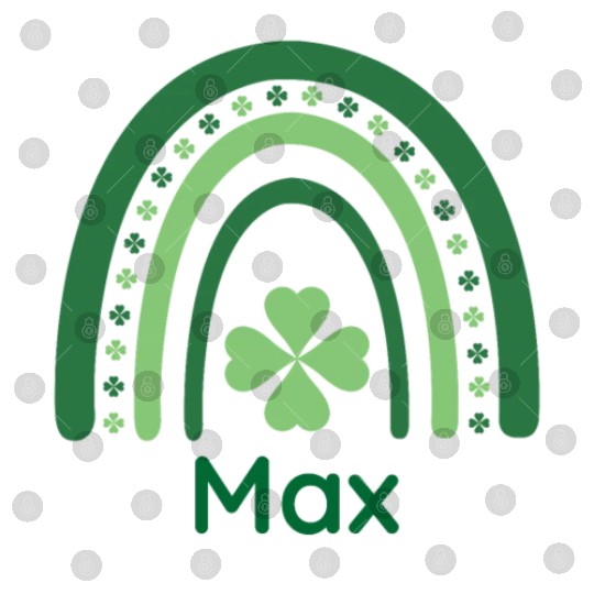 Max Clover Charm Boho Rainbow Digital Files