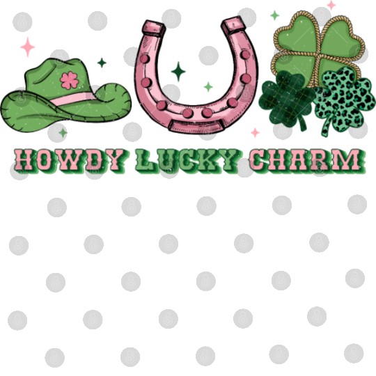 Howdy lucky charm Digital Files