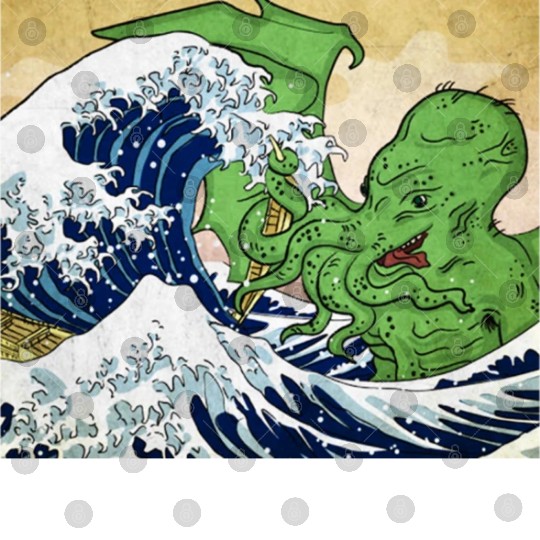 The Great Wave off Octopus Digital Files