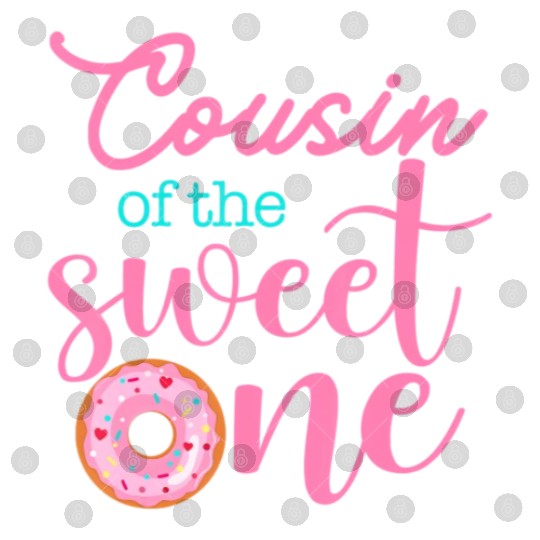 Cousin of Sweet One 1st First Birthday Matching Digital Files