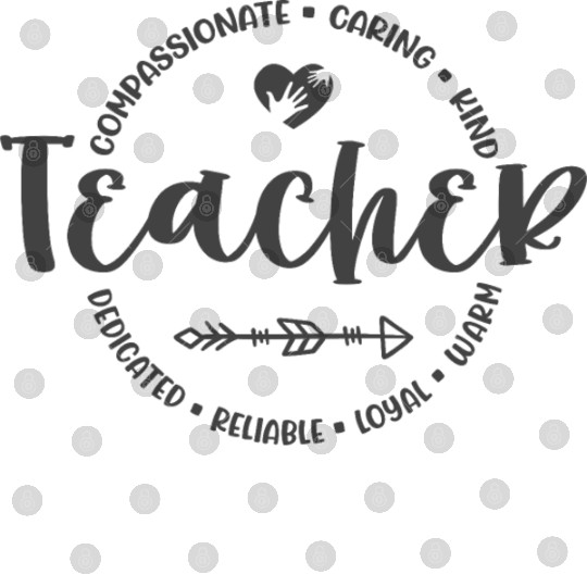Teacher Appreciation Round Circle Digital Files