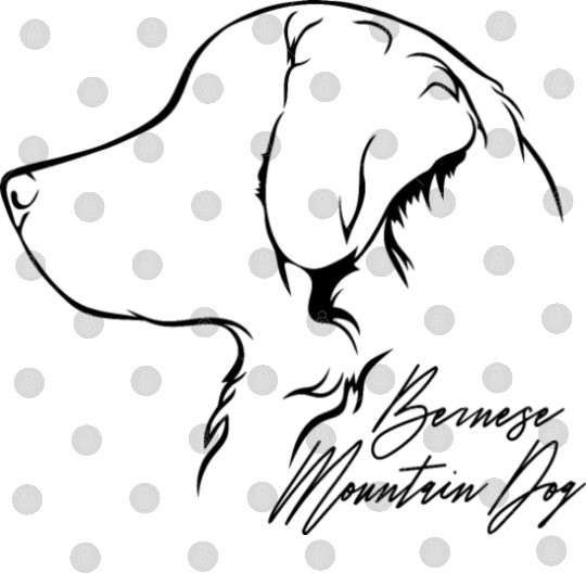 Funny Bernese Mountain Dog Profile dog mom Digital Files