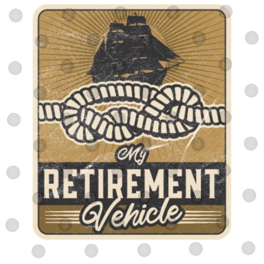 Retired Sailor Sailing Retirement Plan Digital Files