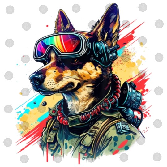 Dog Pilot German Shepherd for Aviation and Dog Digital Files