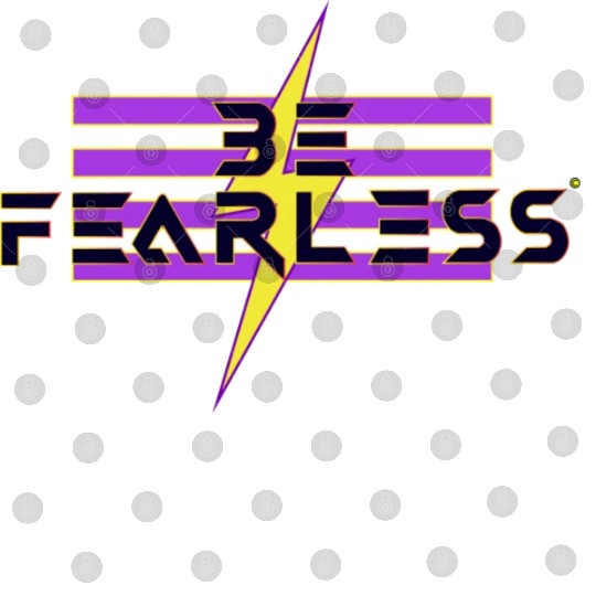 Be Fearless Flag w/Bolt (white text) Digital Files