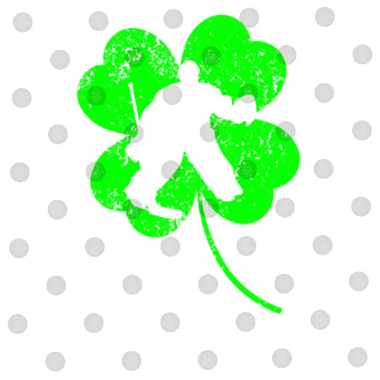 Ice-hockey St. Patrick's day shamrock Digital Files