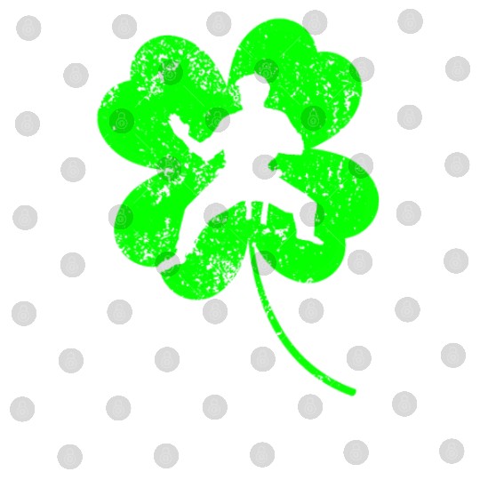 Karate St. Patrick's day shamrock Digital Files