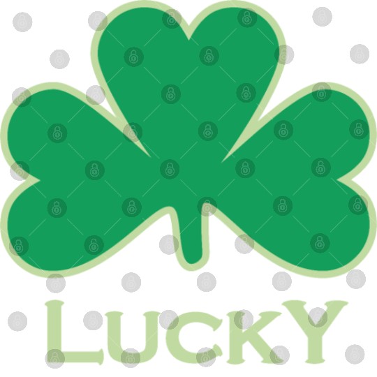lucky shamrock -Saint Patrick's Day Digital Files