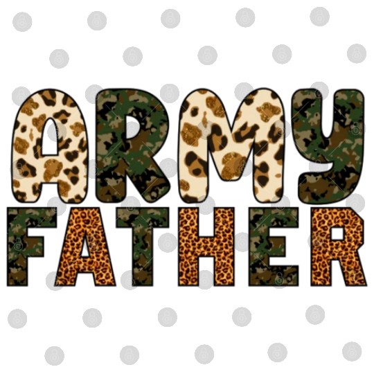 Army Father Sublimation Digital Files