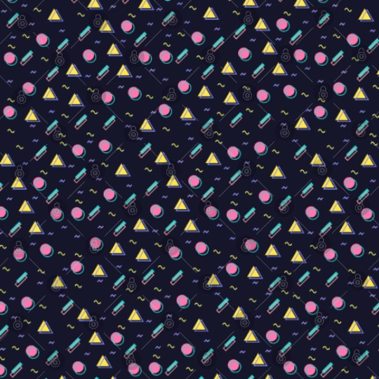 90s Navy + CMYK Bus Seat Retro Geometric Pattern Digital Files