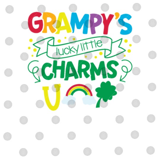 Grampy's Lucky Little Charms Clover Shamrock Digital Files