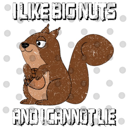 I Like Big Nuts And I Can Not Lie, Funny Squirrel Digital Files