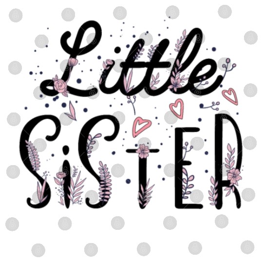 Little Sister, sister gift, promoted to Little sis Digital Files