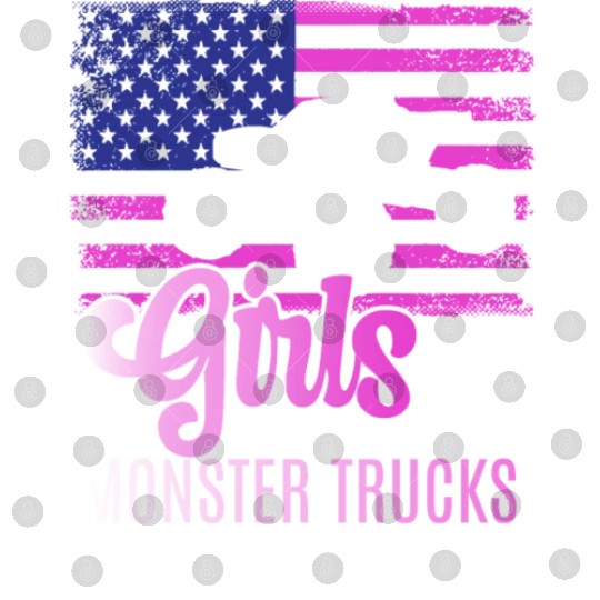 Girls Like Monster Trucks Too Girls Monster Truck Digital Files