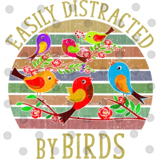 Easily Distracted By Birds 2 Digital Files