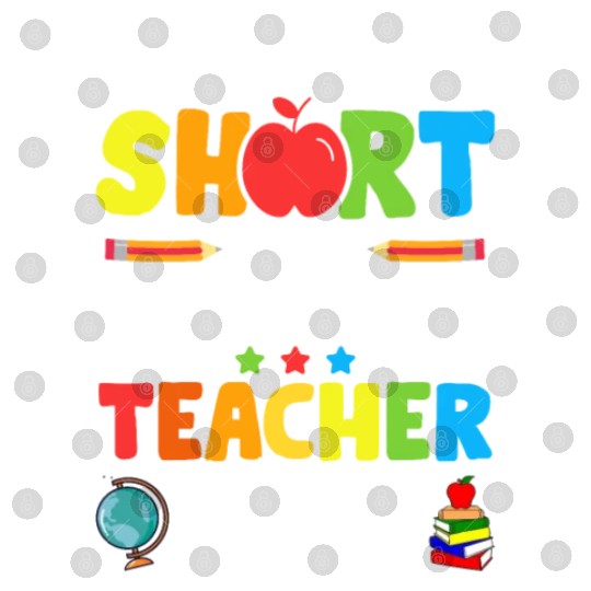 I am not short i'am preschool Teacher size Digital Files
