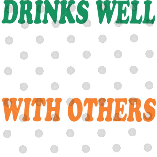 Shamrock Drinks Well With Others St Patrick's Day Digital Files