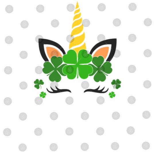 Lucky Unicorn, Magical St Patricks day, St Paddy C Digital Files