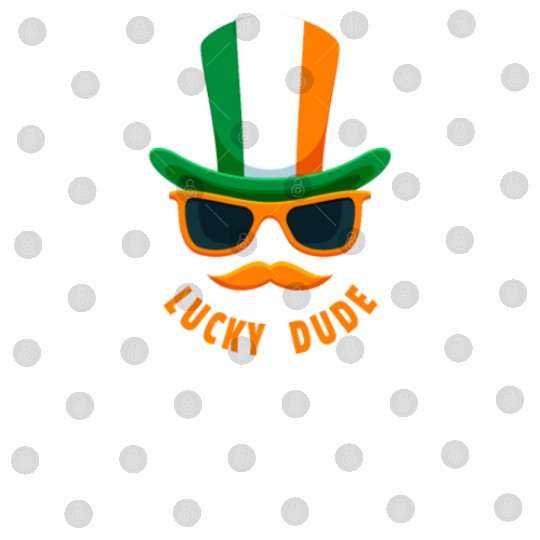 Lucky Dude, St Patricks Day, Irish, Boys T, mousta Digital Files