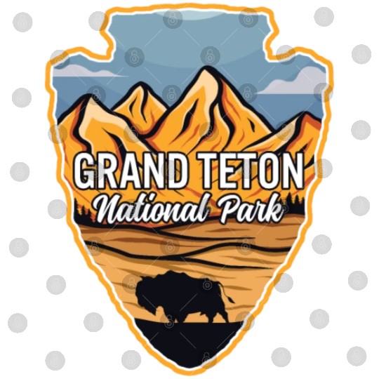Grand Teton US National Park Arrowhead Mountain Digital Files