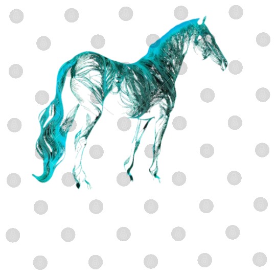 Turquoise Equestrian Art Horse Lover Western Rodeo Digital Files