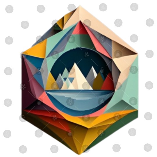 painting of a mountain Digital Files