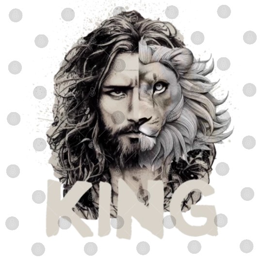 Jesus King Lion Leo Christian Bible Believer Digital Files
