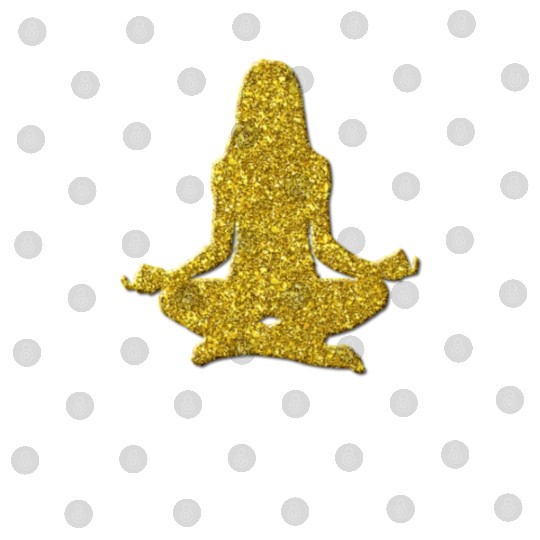 Meditation zen Yoga Golden Icon Digital Files