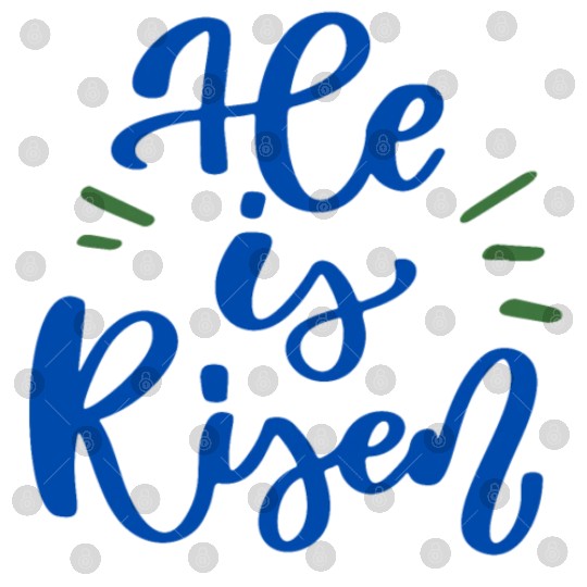 He Is Risen Religious Easter Digital Files