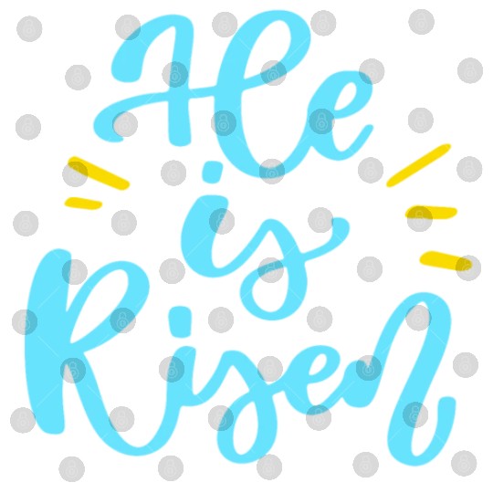 He Is Risen Religious Easter Digital Files