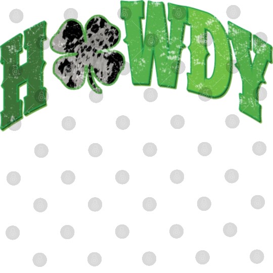Howdy Western St Patricks Day Digital Files