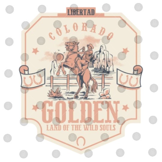 golden Colorado wild west town Digital Files