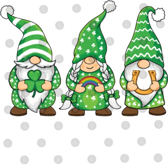 St. Patrick's Day Gnomes Saint Patricks Day Outfit Digital Files