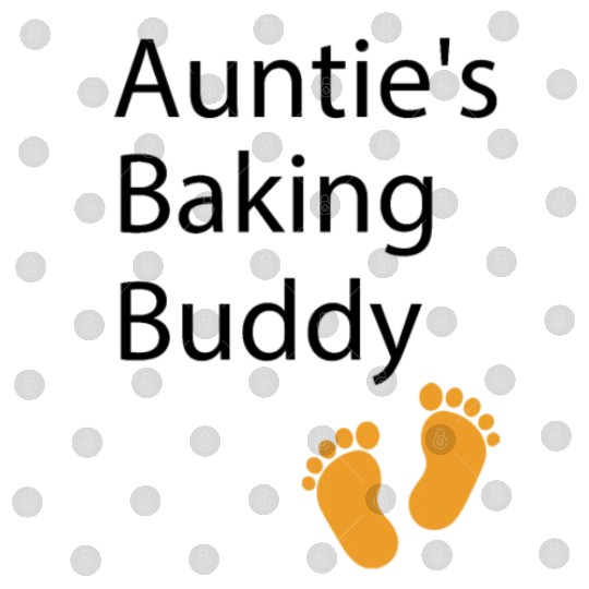 Auntie's Baking Buddy Baking aunt, baking baby Digital Files