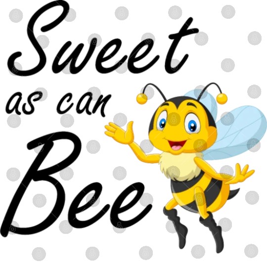 Sweet As Can Bee Sweet baby, Cute honey bee Digital Files