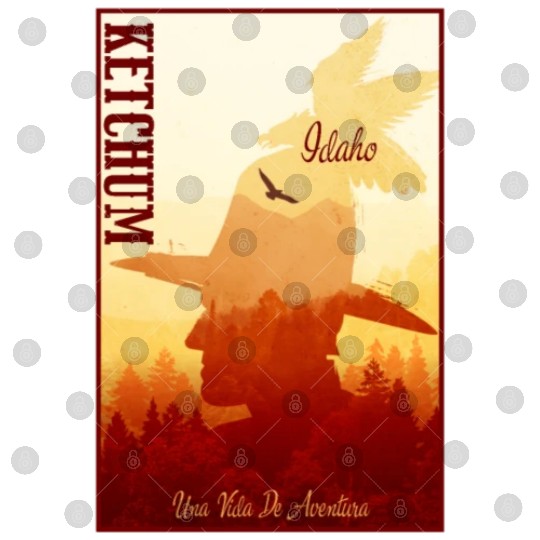 Ketchum Idaho wild west town Digital Files