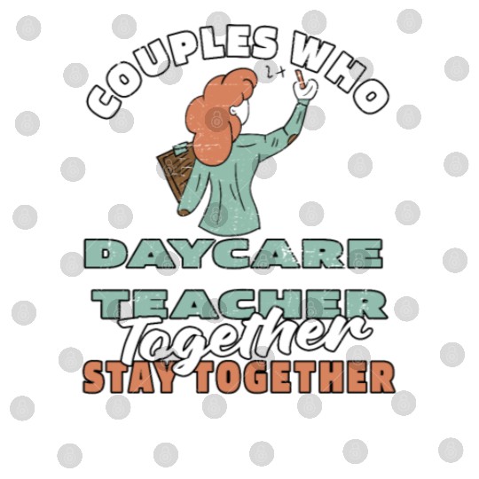 Daycare Teacher Couple Digital Files