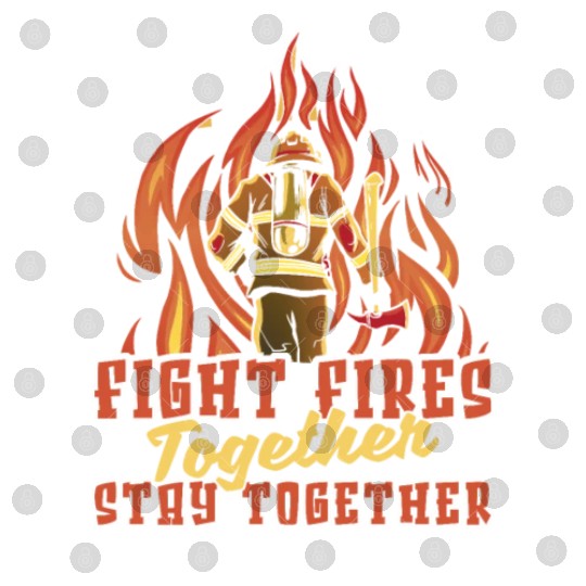 Firefighter Thin Red Line Couple Digital Files