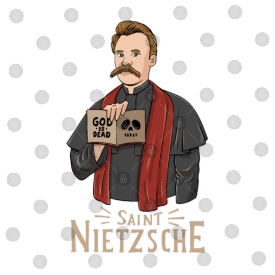 Saint Nietzsche Design for a Philosophy Student Digital Files