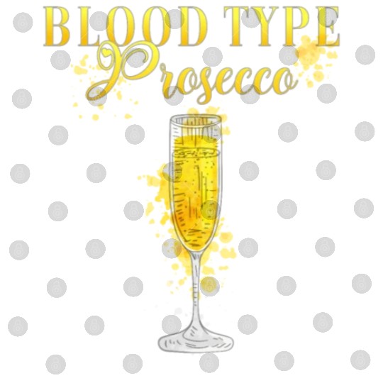Bachelorette Party Blood Type Prosecco Digital Files