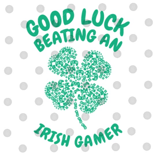 St. Patrick's Day Gaming Shamrock Gamer Video Digital Files
