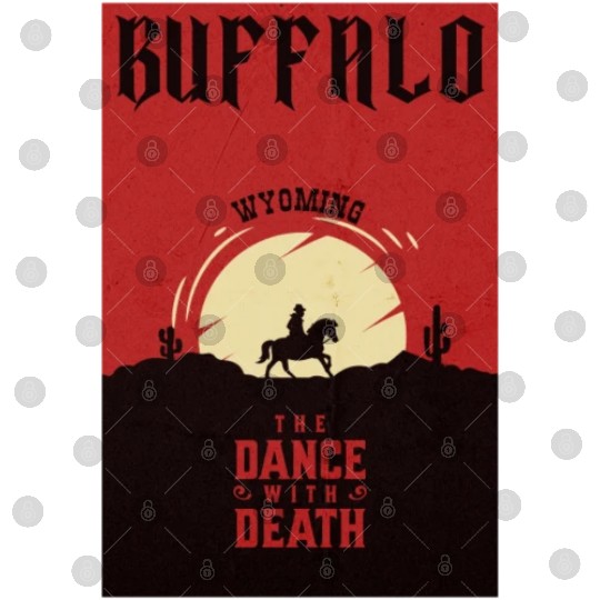 Buffalo Wyoming wild west town Digital Files
