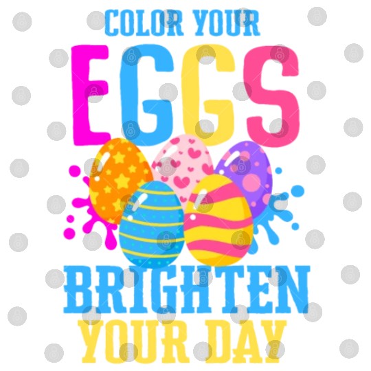 Easter Colorful Egg Dye Rabbit Egg Hunt Digital Files