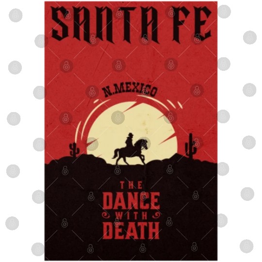 Santa Fe New Mexico wild west town Digital Files