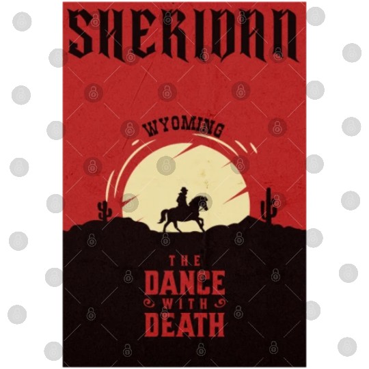 Sheridan Wyoming wild west town Digital Files