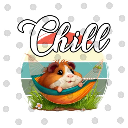 Guinea Pig Chill Relaxing for a Guinea pig Lover Digital Files