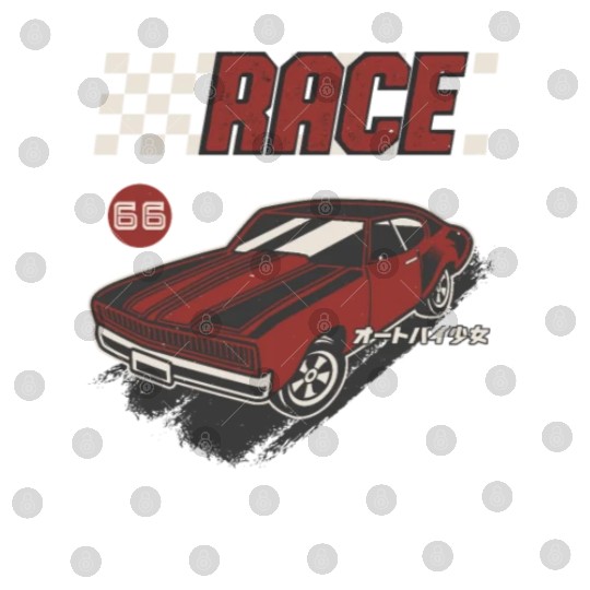 Retro Muscle Car Vintage Racing Car Lover Digital Files